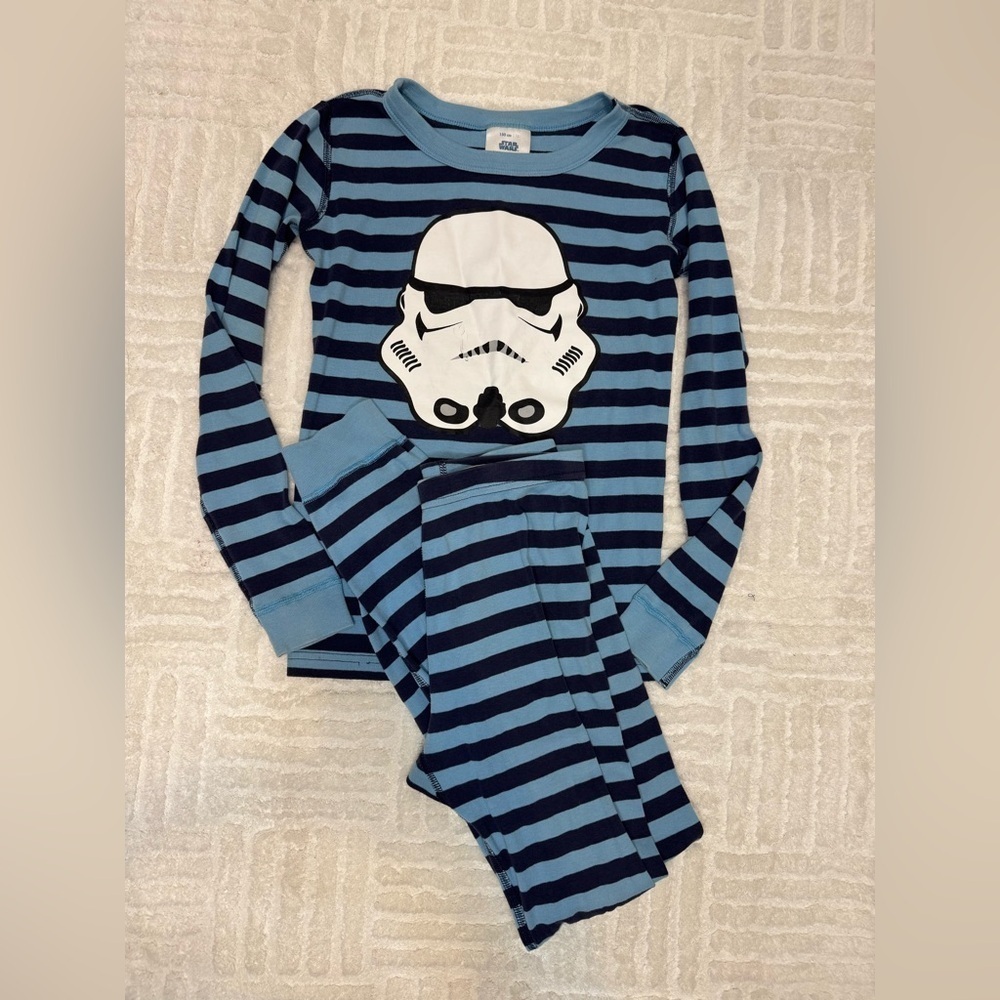 Hanna Andersson Star Wars Storm Trooper Long Sleeve Pajama Set 12